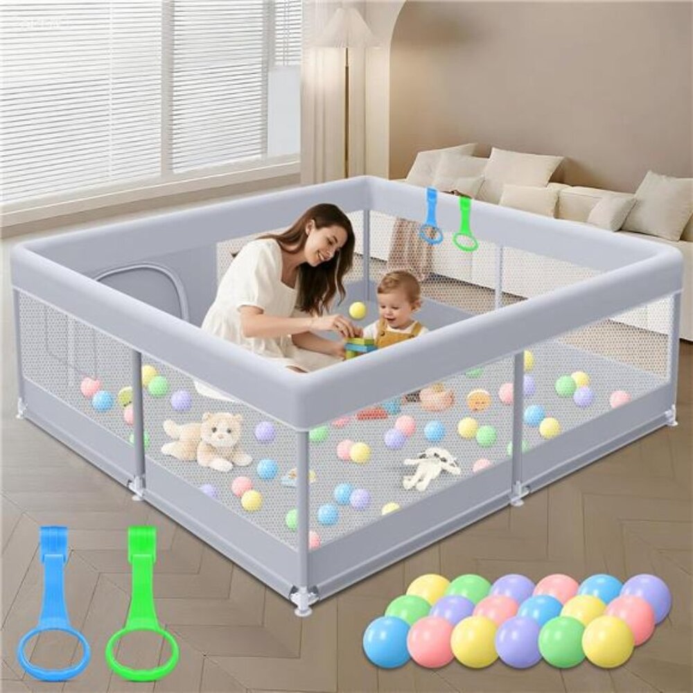 Baby Playpen 50 x 50 Inch Play Pen Playards, Playpen for Babies and Toddlers